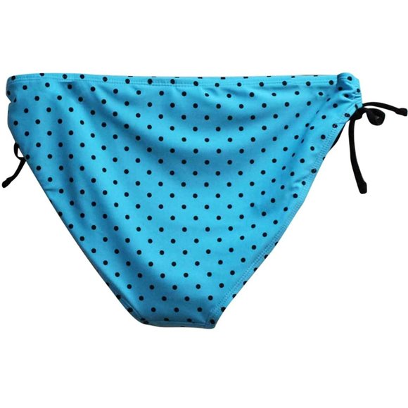 NWT California Waves Polka Dot Side Tie Bottom - Picture 2 of 3
